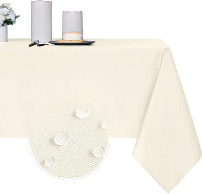 Obstal Rectangle Table Cloth, Navy Blue, 60 x 84 Inch