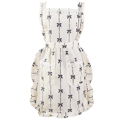 Aoomzoon Cute Aprons for Women with Pockets for Cooking Kitchen Gifts