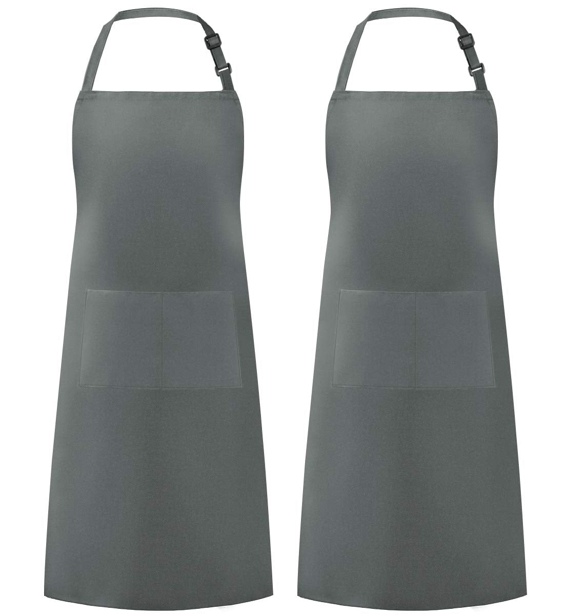 Syntus Apron for Men Women, Adjustable Cooking Kitchen Apron with 2 Pockets