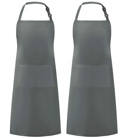 Syntus Apron for Men Women, Adjustable Cooking Kitchen Apron with 2 Pockets