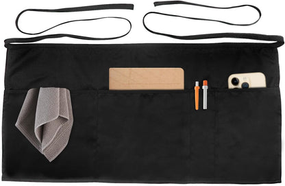 Xeoxarel Aprons with 4 Pockets (Available in 3 Pack / 7 Pack) 23.5'' X 11.5''