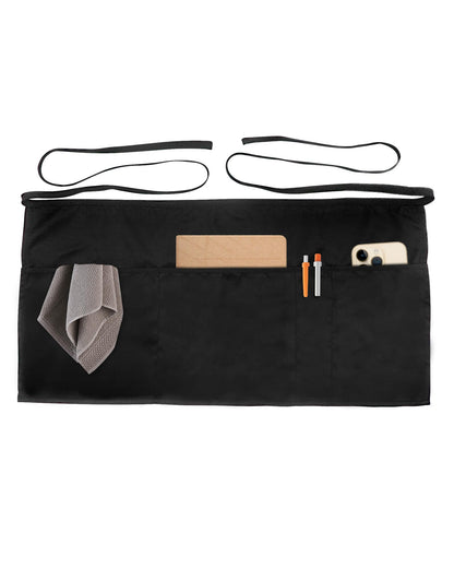 Xeoxarel Aprons with 4 Pockets (Available in 3 Pack / 7 Pack) 23.5'' X 11.5''