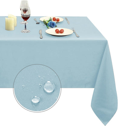 Obstal Rectangle Table Cloth, Navy Blue, 60 x 84 Inch