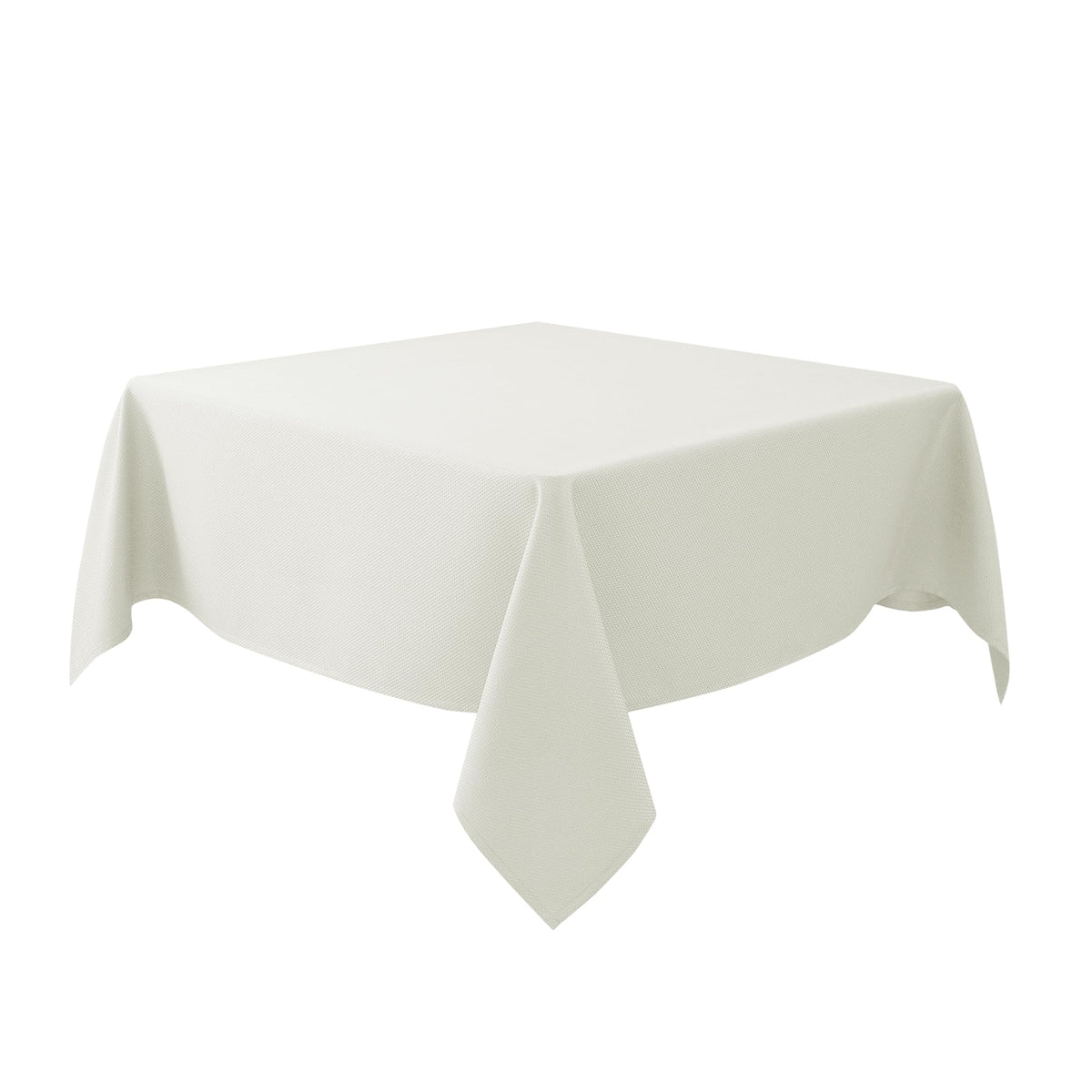 Textured Tablecloth Rectangle-Fabric Spillproof Table Cloth-Natural 60x108"