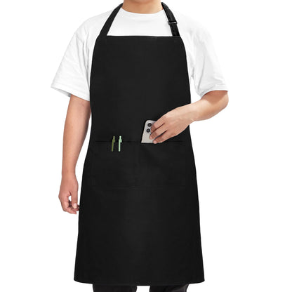 Syntus Chef Apron for Men Women with Pockets, Thick Grilling BBQ Apron