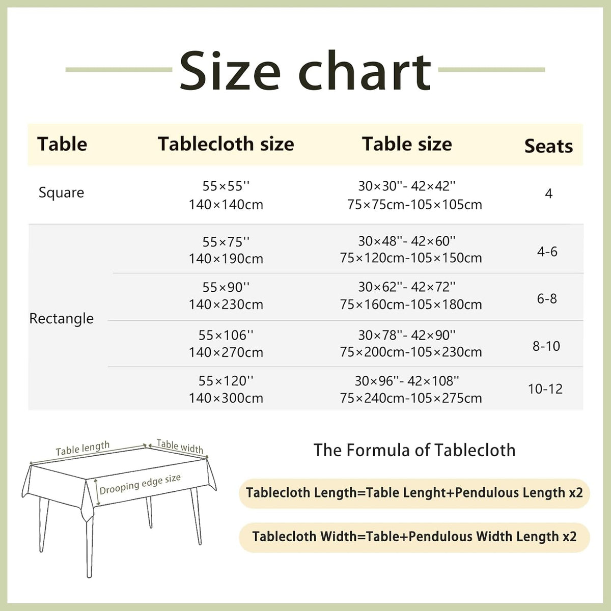 Alsoo Fall Tablecloth Rectangle Linen Style, Outdoor Waterproof Rustic Boho Farmhouse Cotton Table Cloth Wrinkle Free for Picnic Camping Party Kitchen Dining (Coffee Lines, 4-6 Seats, 55x75 Inches)