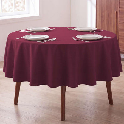 H.VERSAILTEX Linen Table Cloths Rectangle 60 x 84 Inch Premium Tablecloth Spill-Proof Waterproof Table Cover for Dining Buffet Feature Extra Soft and Thick Fabric Wrinkle Free, Natural