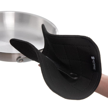Hot Pad, San Jamar UltiGrips, Professional Grade, Neoprene, 7" x 7", Black