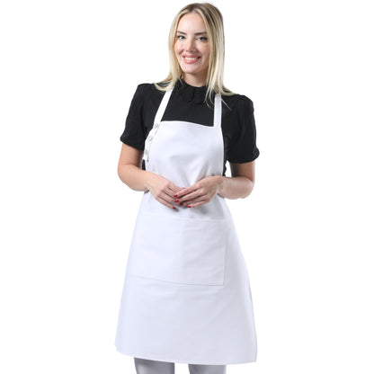 TOSHE Kitchen Apron for Women & Men Waterdrop Resistant, Adjustable Button