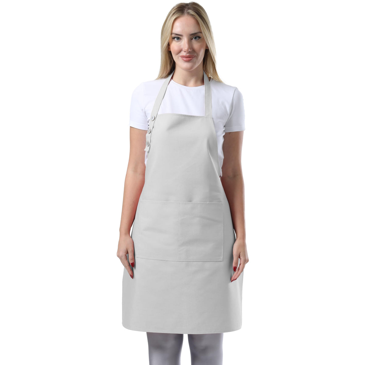 TOSHE Kitchen Apron for Women & Men Waterdrop Resistant, Adjustable Button