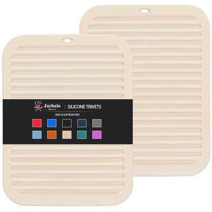 Joyhalo 4 Pack Trivets for Hot Dishes