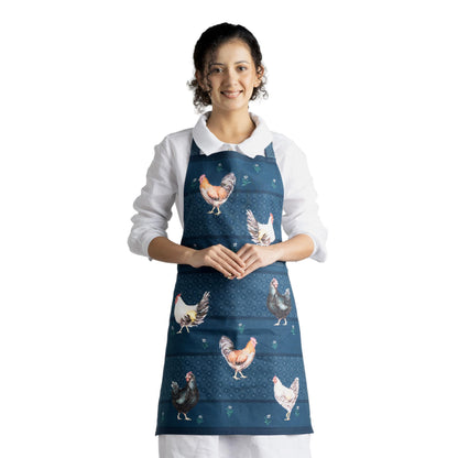 Maison d' Hermine Aprons for women with Pocket 100% Cotton (27.50"x31.50")