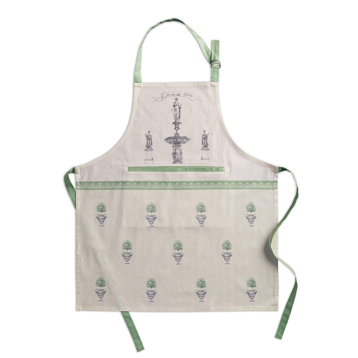 Maison d' Hermine Aprons for women with Pocket 100% Cotton (27.50"x31.50")