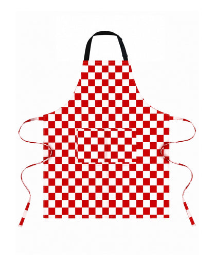 Adjustable Bib Apron with 2 Pockets Cooking Kitchen Chef