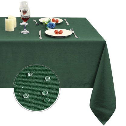 Obstal Rectangle Table Cloth, Navy Blue, 60 x 84 Inch