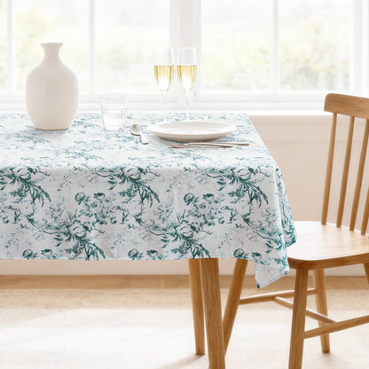 H.VERSAILTEX Linen Textured Table Cloths 60 x 120 Inch Premium Solid Tablecloth Spill-Proof Waterproof Table Cover for Dining Buffet Feature Extra Soft and Thick Fabric Wrinkle Free, Taupe