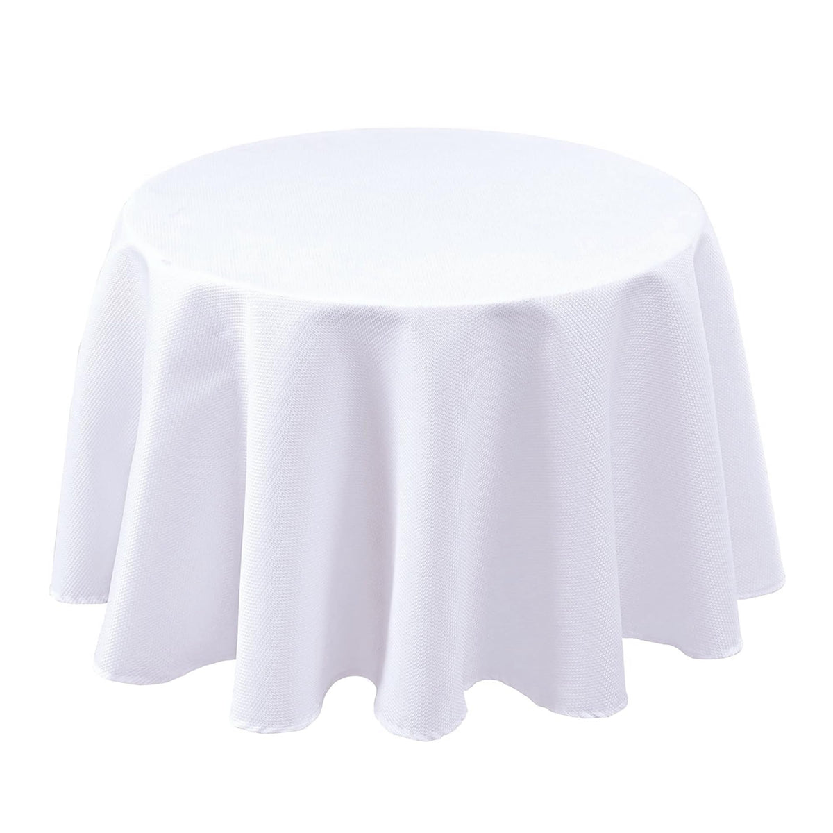 Textured Tablecloth Rectangle-Fabric Spillproof Table Cloth-Natural 60x108"