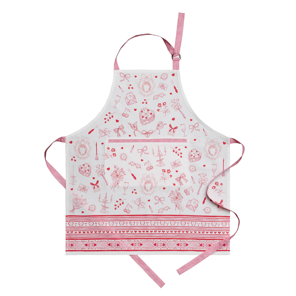 Maison d' Hermine Aprons for women with Pocket 100% Cotton (27.50"x31.50")