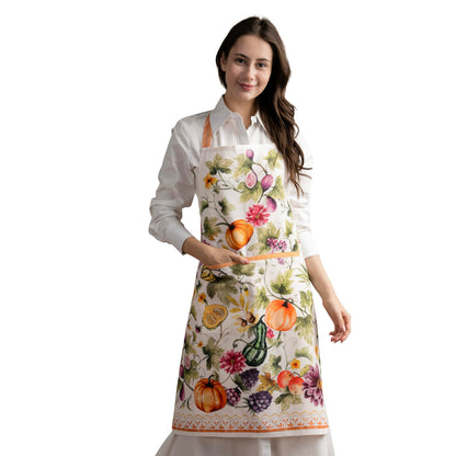 Maison d' Hermine Aprons for women with Pocket 100% Cotton (27.50"x31.50")