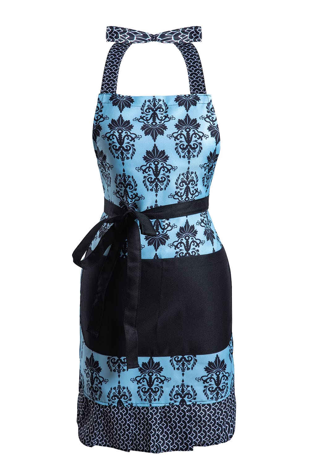 Women Kitchen Apron with Pockets for Cooking, Baking,Gardening