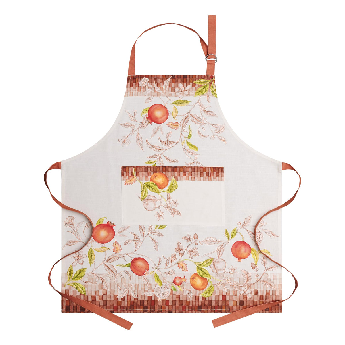 Maison d' Hermine Aprons for women with Pocket 100% Cotton (27.50"x31.50")