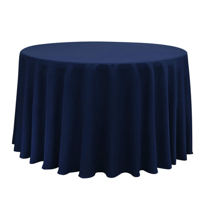 Obstal Rectangle Table Cloth, Navy Blue, 60 x 84 Inch