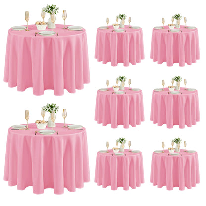 Fitable 6 Pack Black Tablecloths 70x120 Inch for 6-8 Ft Rectangle Tables