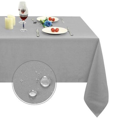 Obstal Rectangle Table Cloth, Navy Blue, 60 x 84 Inch