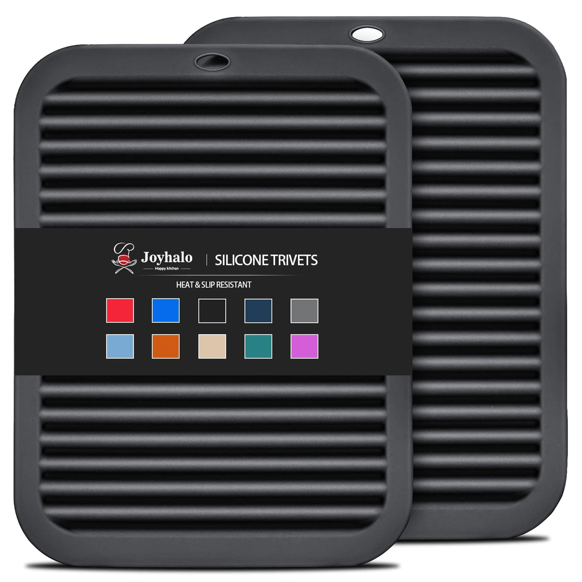 Joyhalo 4 Pack Trivets for Hot Dishes