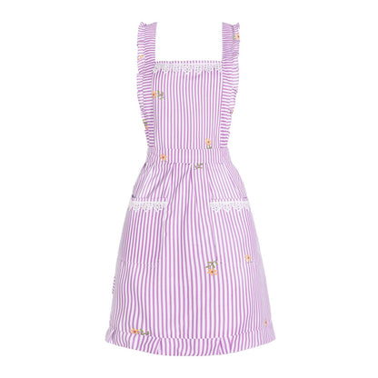 Aoomzoon Cute Aprons for Women with Pockets for Cooking Kitchen Gifts
