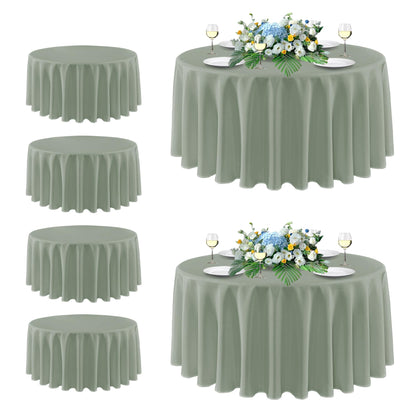 sancua 2 Pack Black Tablecloths 60x102 Inch for 6 Feet Rectangle Tables