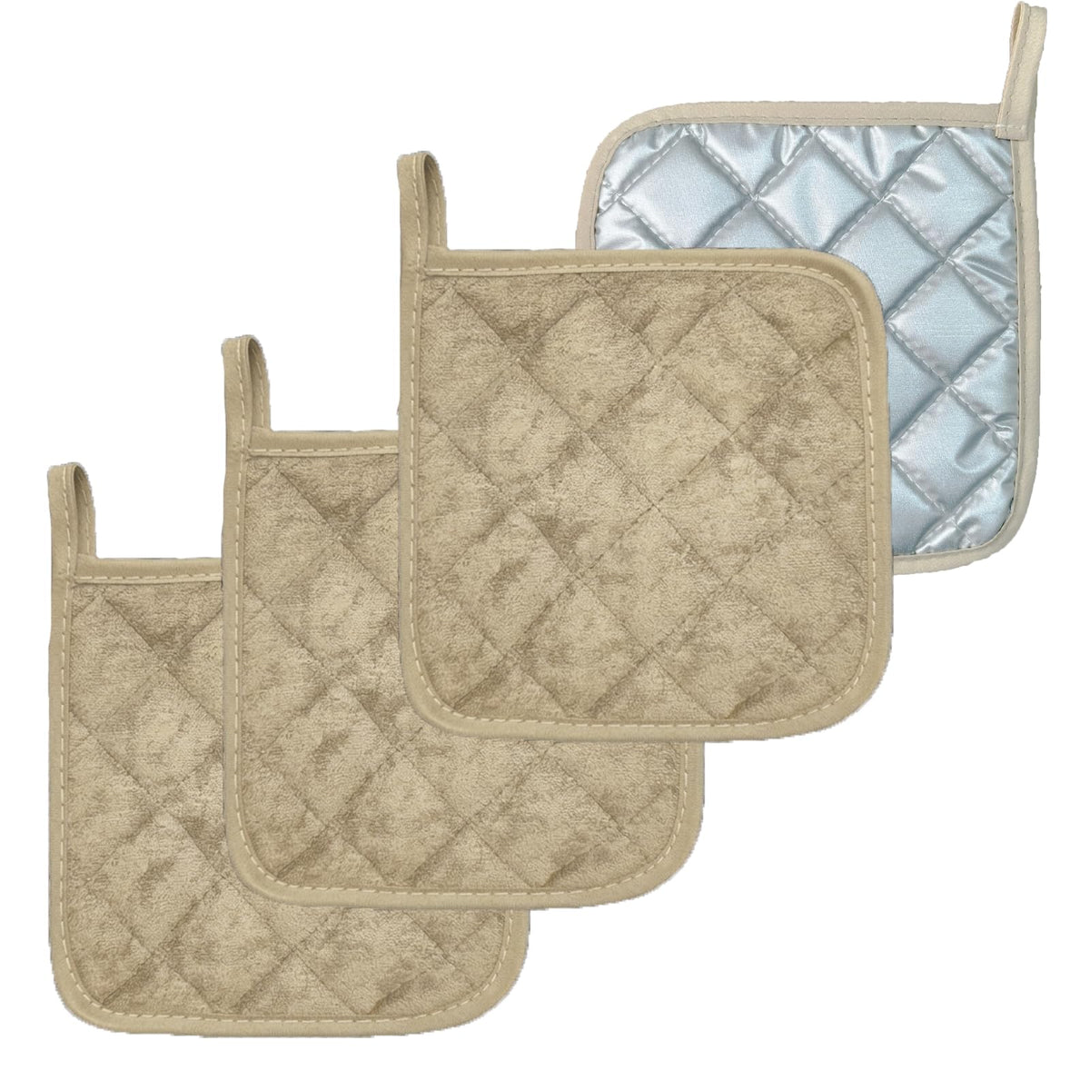 4 Pack Pot Holders for Kitchen Clearance Oven Potholders Sets for Kitchens Hot Pads for Kitchen Countertops Heat Resistant Red