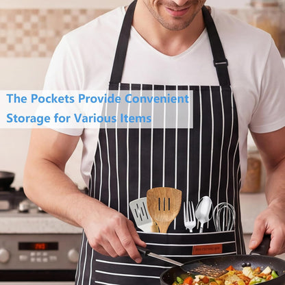 Adjustable Kitchen Aprons, Unisex, 2 Pack
