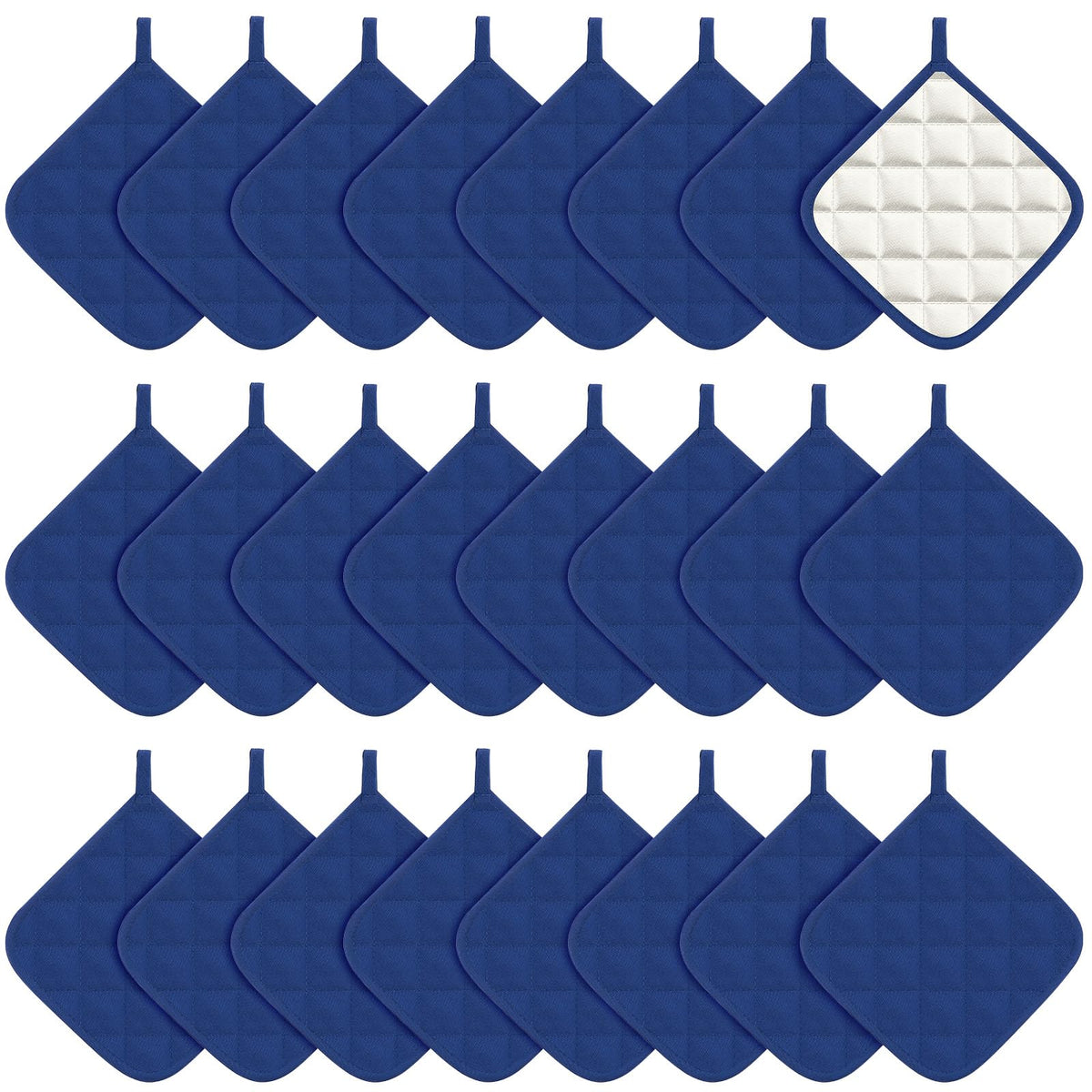 Bokon 12 Pcs Pot Holders Bulk for Kitchen, Multicolor Cotton Hot Pads