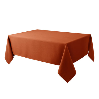 Textured Tablecloth Rectangle-Fabric Spillproof Table Cloth-Natural 60x108"