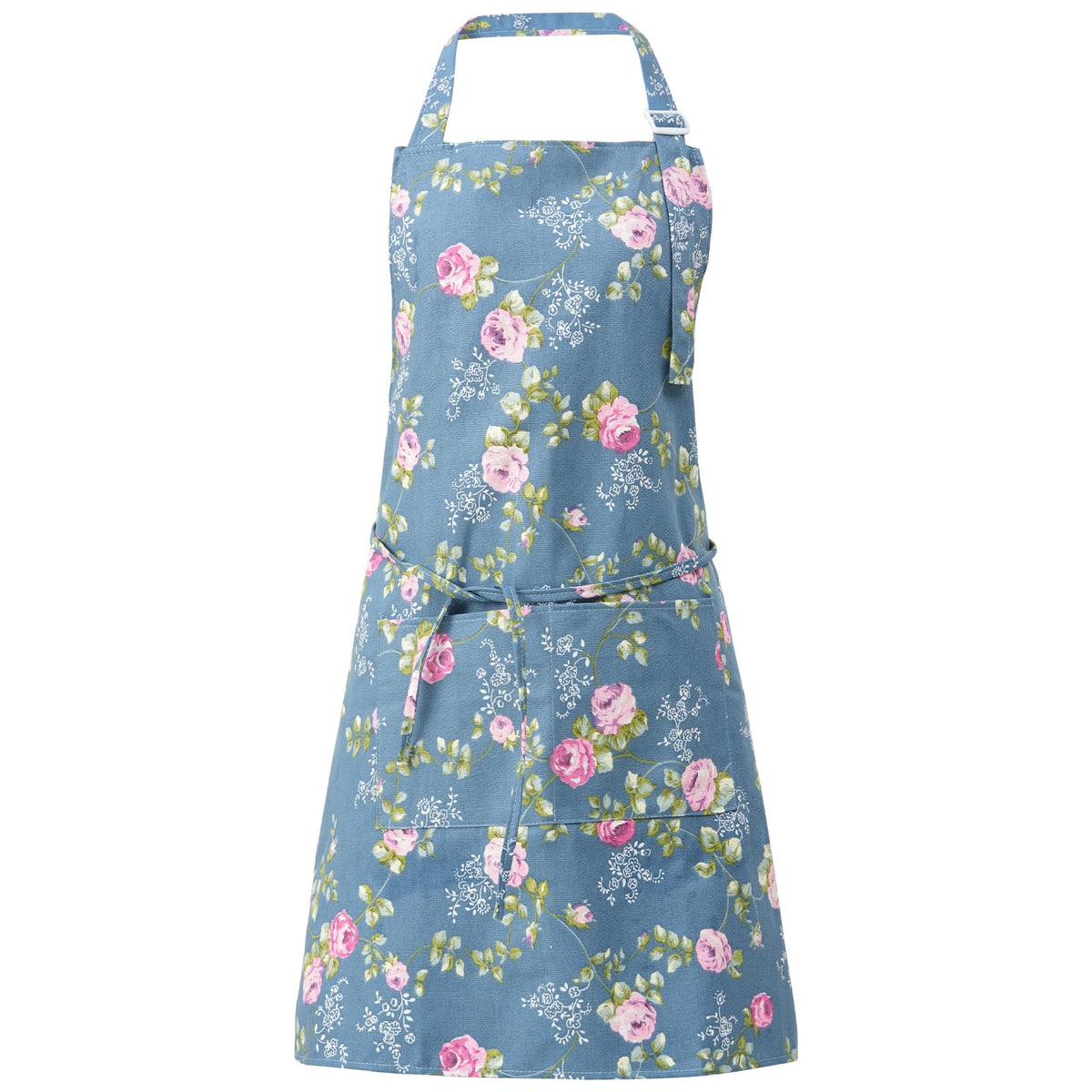DILLMAN Aprons for Women with Pockets Cotton Linen Cooking Kitchen Baking Soft Durable Floral Gardening Apron