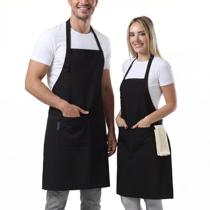 TOSHE Kitchen Apron for Women & Men Waterdrop Resistant, Adjustable Button