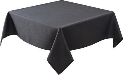 Textured Tablecloth Rectangle-Fabric Spillproof Table Cloth-Natural 60x108"