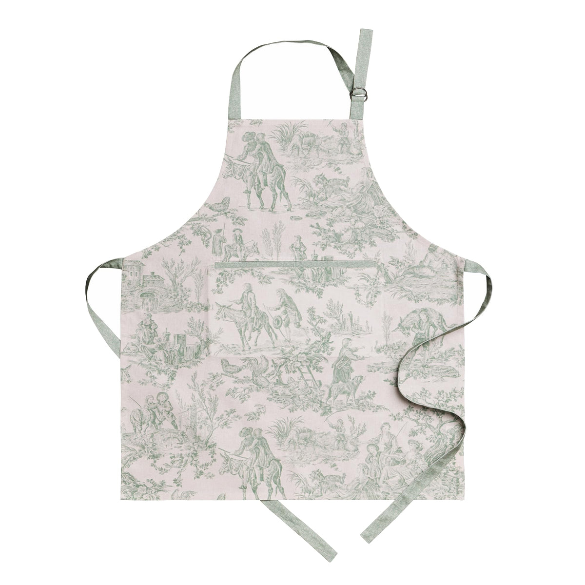 Maison d' Hermine Aprons for women with Pocket 100% Cotton (27.50"x31.50")