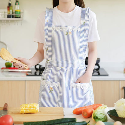 Aoomzoon Cute Aprons for Women with Pockets for Cooking Kitchen Gifts