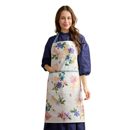 Maison d' Hermine Aprons for women with Pocket 100% Cotton (27.50"x31.50")