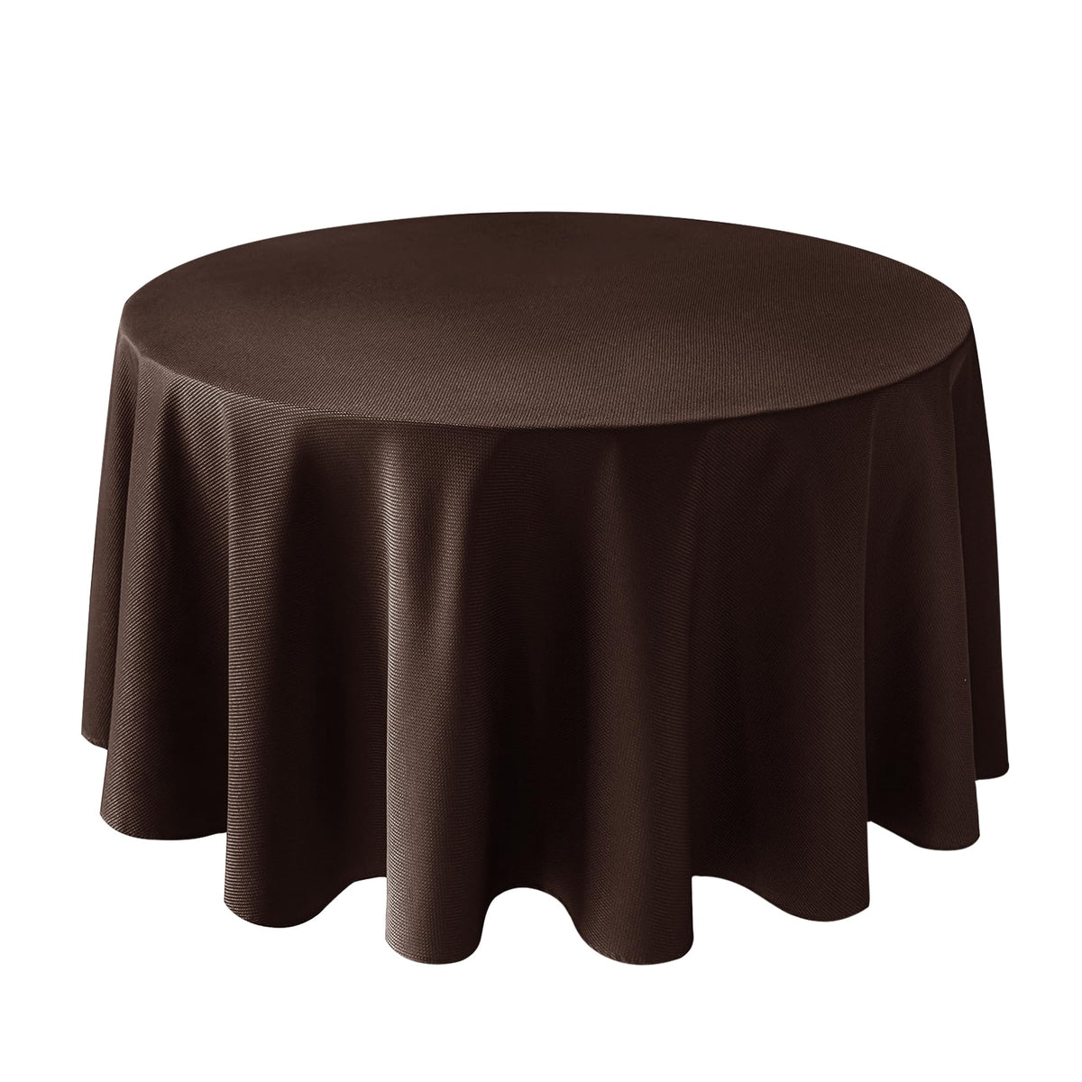 Textured Tablecloth Rectangle-Fabric Spillproof Table Cloth-Natural 60x108"