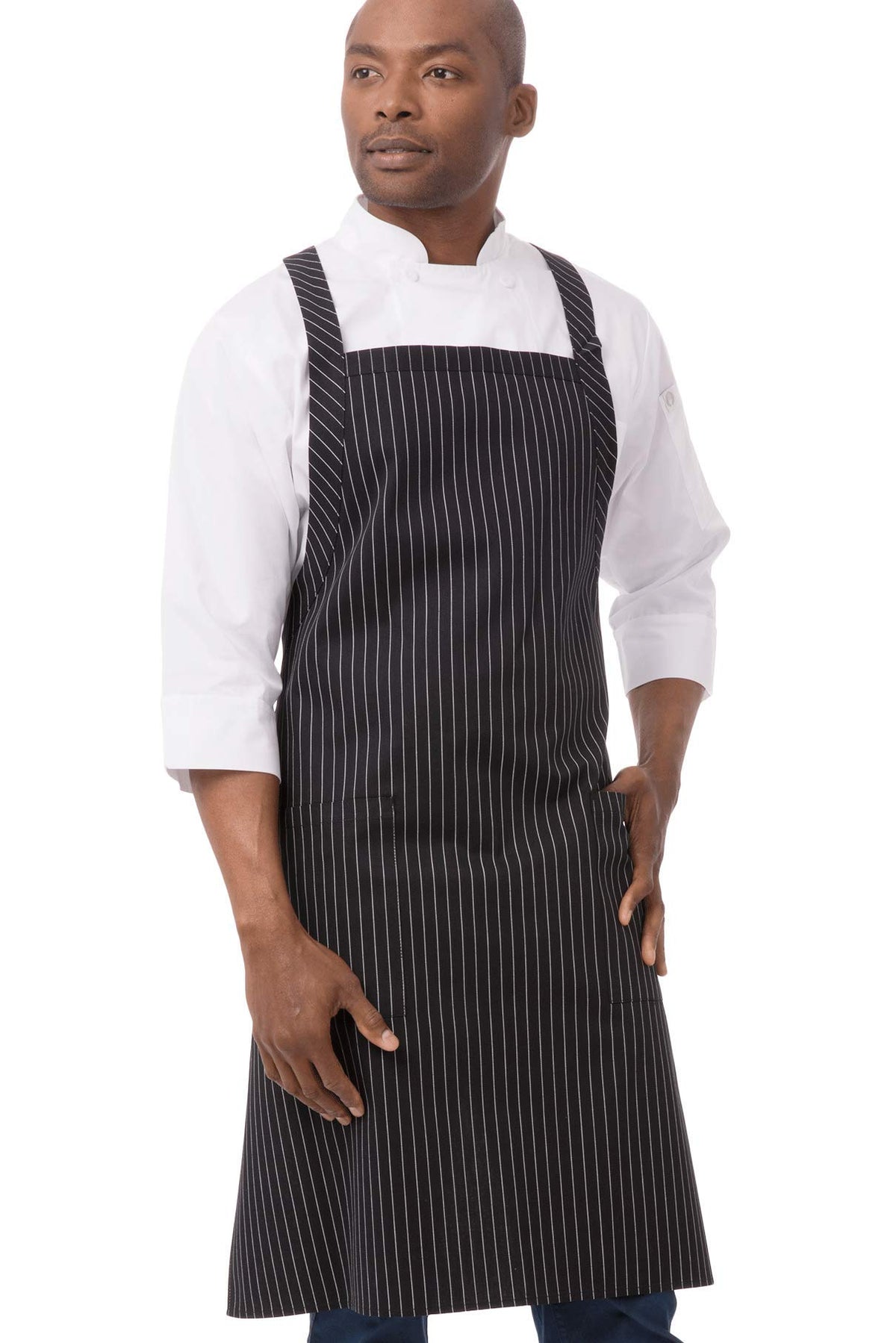 Chef Works Unisex Cross-Back Bib Apron
