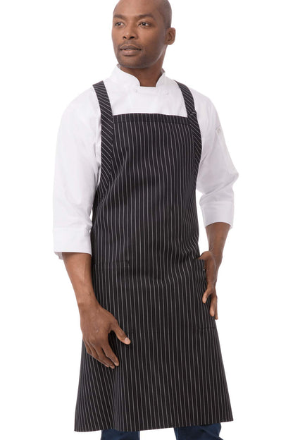 Chef Works Unisex Cross-Back Bib Apron