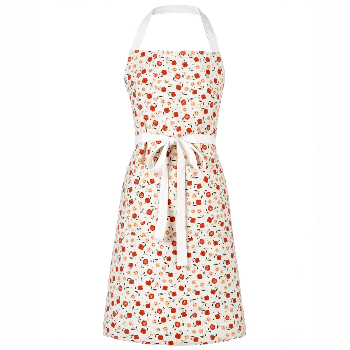 Aoomzoon Kitchen Aprons for Women with 2 Pockets,Double Sided Vintage Adjustable Apron for Gardening Cooking Arting Painting