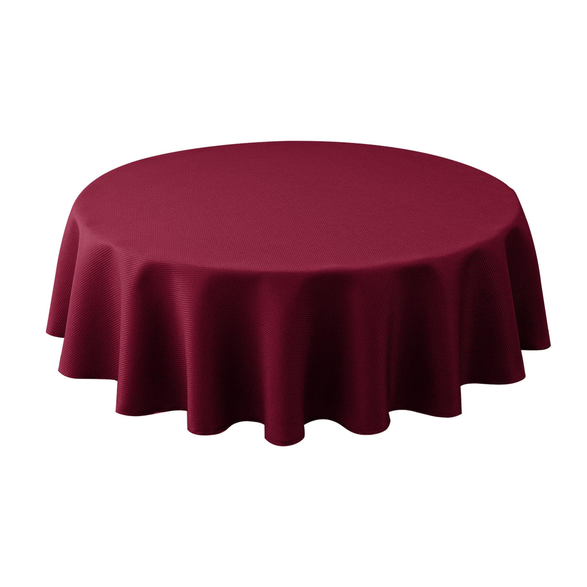 Textured Tablecloth Rectangle-Fabric Spillproof Table Cloth-Natural 60x108"