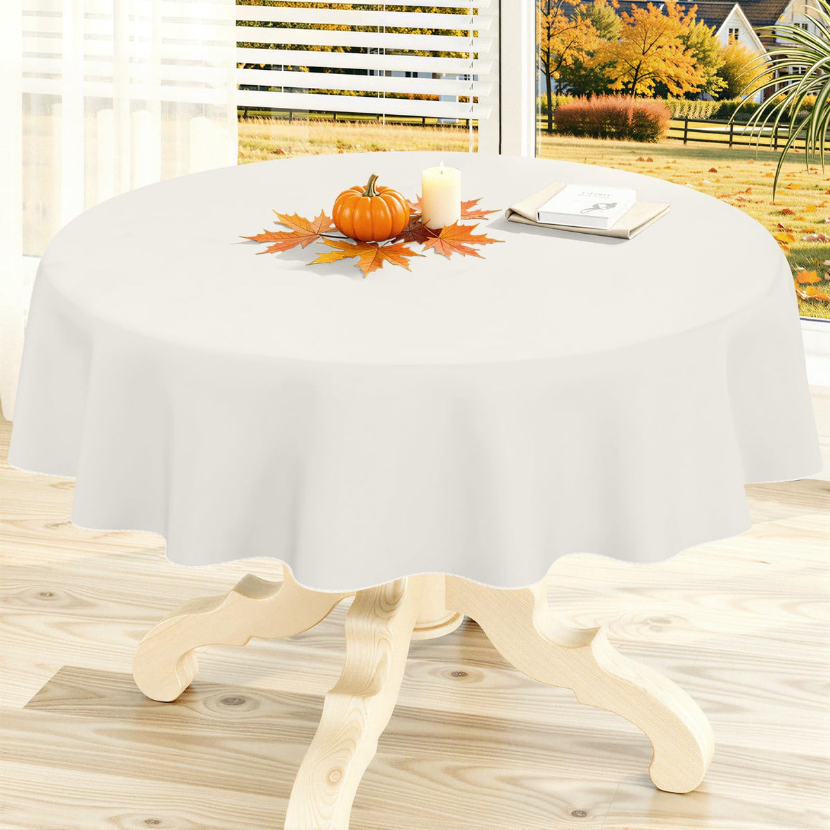 homing Rectangle Black Vinyl Waterproof Tablecloth with Flannel Backed