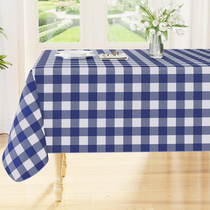 Smiry Picnic Table Cloth, Vinyl Tablecloths with Flannel Backing, 60"x84"