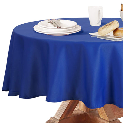 Obstal Rectangle Table Cloth, Navy Blue, 60 x 84 Inch