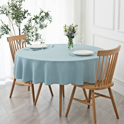 maxmill Rectangle Textured Tablecloth Waterproof Spillproof Wrinkle Free Table Cloth, Kitchen Dining Tabletop Decoration, Fabric Table Cover for Outdoor and Indoor Use, 52 x 70 Inch, Sage Green
